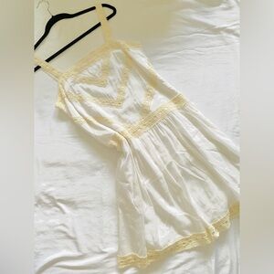 Ann Taylor White Summer Dress